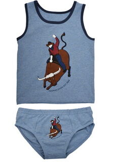 TC Bull Rider Singlet and Underwear Set