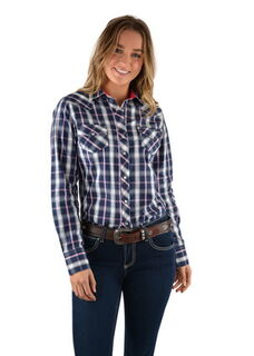 Wrangler Jaclyn Check Western Shirt