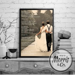 Wedding Song/Vow Print