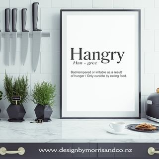 HANGRY Kitchen Print