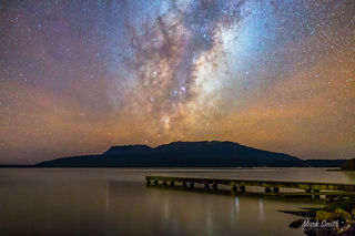 Lake Tarawera Milky Way Rising