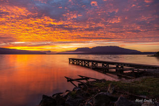 Lake Tarawera Vivid Sunrise
