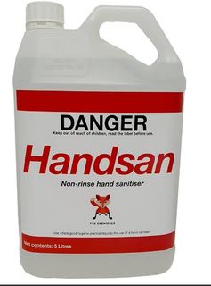 FOX HAND SANITISER 5 LITRE TRADEPACK