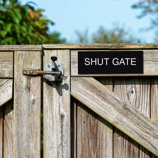 Gate or Fence Plaque - Custom Engraved