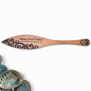 Maori Canoe Paddle - 21st Birthday Key Altenative | Graduation Gift | Annivesary Keepsake