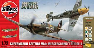Messerschmitt Me262A-1A P-51D Mustang Dogfight Doubles Scale 1:72
