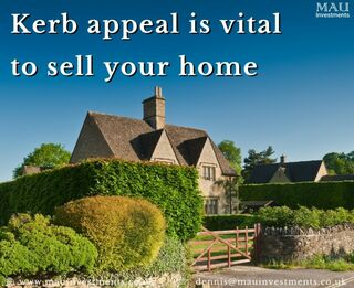 Kerb appeal is vital to sell your home