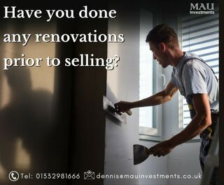 Have you done any renovations prior to selling?