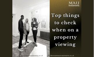 Top things to check when on a property viewing