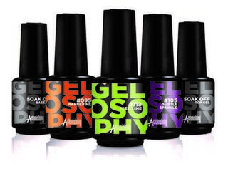 Gelosophy Gel Nail polish UV/LED cured, easy soak off with over 120 colours.
