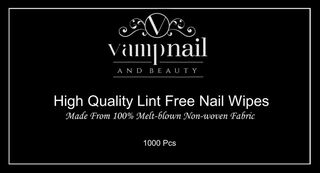 Vamp Lint Free Nail Wipes 1000pk