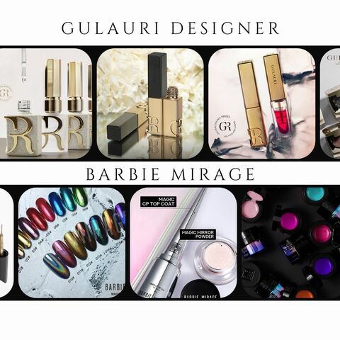 Gulauri & Barbie Mirage Designer Gel products.
