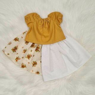 Dolls Top and 2 Skirts - Mustard Combo