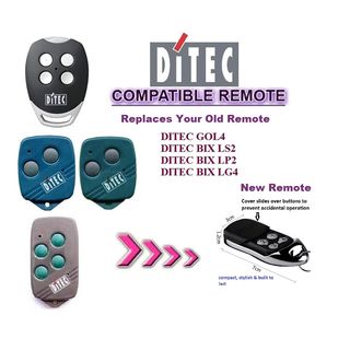 Ditec Gol 4 Garage Door & Gate Remote Control