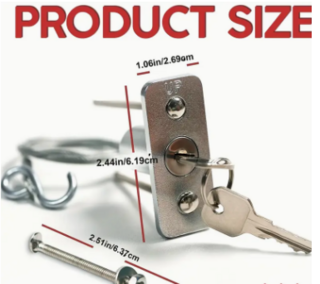 garage door opener manual overide key