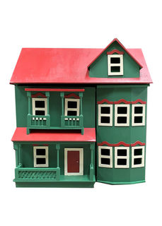 Dolls House (H: 62cm W: 56cm D: 40cm)