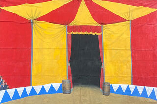 Circus Tent Interior Backdrop (W: 6m x H: 3m)