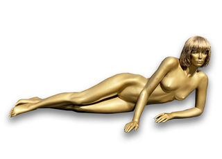 James Bond Girl Gold (H: 70cm x W: 170cm x D: 48cm)