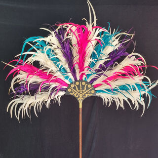 Feather Fan Multicoloured (H: 2.2m x W: 1.7m)