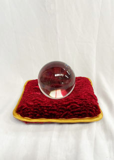Crystal Ball - Red Cushion