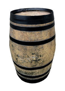 Whiskey Barrel Fake (H: 0.7m x D: 0.5m)