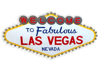 Las Vegas Sign (W: 1.77m x H: 0.95m)