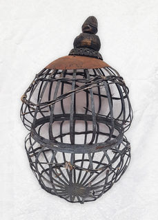 Birdcage #7 Gothic Large Metal (H: 1m x W: 0.6m)