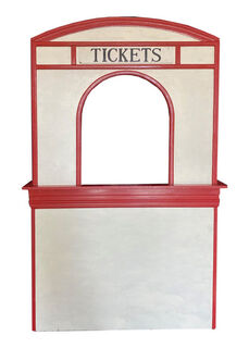 Ticket Booth (H: 2.4m x W: 1.2 m x D: 0.6m)
