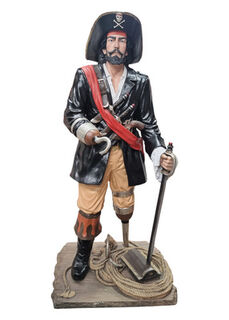 Pirate Statue Large (H: 1.9m x W: 0.89m)