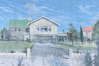 1950’s House Backdrop (W: 5.9m x H: 3.5m)
