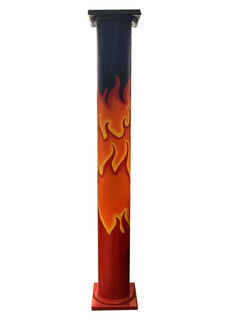 Column (M) Flame (H: 2m W: 0.3m)