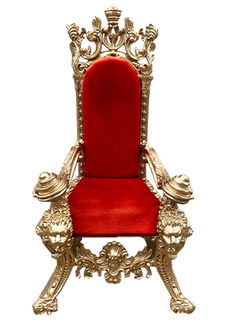 Santa Throne #1 (H: 187cm x W: 102 cm x L: 113 cm)