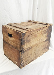 Cargo Crate Wooden (H: 52cm W: 70cm D: 48cm)