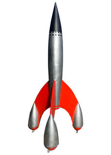 Rocket (H: 2.5m x L: 0.85cm x W: 0.85cm)