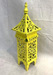 Day Of The Dead Lantern Yellow Day Of The Dead Lantern Green (H: 34cm x W: 10cm)