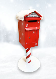 Post Box Christmas #1 (H: 1.3m W: 0.3m D: 0.45m)