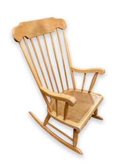Rocking Chair #2 Pine (H: 105cm x W: 56cm x D: 44cm)