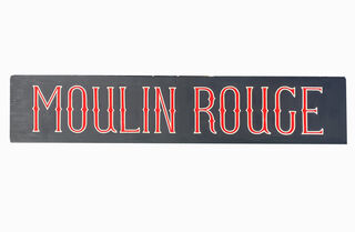 Moulin Rouge Sign (L: 2.09m x H: 0.38m)