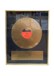 Gold Record Award (H: 52cm x W: 42cm)