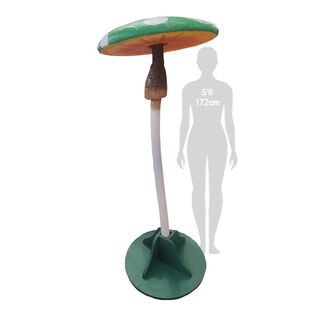 Toadstool Large Green Top (H: 2m x D: 0.85m)