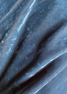 Curtain Blue Velvet  (W: 1.8m x H: 2.8m)
