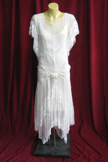 Wedding Dress 1920s SZ8-10