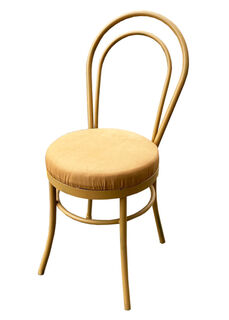 Tan Bentwood Dining Chair (H: 83cm W+D: 40cm)