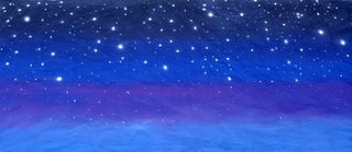 Starry Starry Night Backdrop (W: 8m x H: 3m)