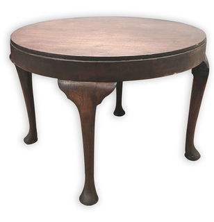 Coffee Table #13 Small Dark Wood Round (H: 42cm D: 57cm)Coffee Table #13 small round (H: 42cm D: 57cm)