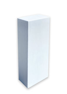 Plain White Plinth (H: 90cm x W: 35cm x D: 20cm)