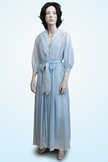 Dressing Gown Pale Blue 50s/60s