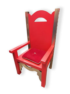 Santa Throne #2 (H: 130cm x W: 70cm x D: 61cm)