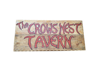 Crows Nest Tavern Sign (W: 1.2m x H: 0.56m)