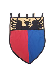 Banner Red, Blue, Yellow, Black Eagle Hanging Shield 0.62m x 0.44m
